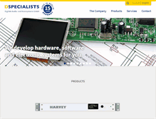 Tablet Screenshot of dspecialists.com